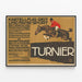 Poster vintage torneo ippico sport equestre — quadro incorniciato alla parete