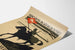 Poster militare vintage cecoslovacco dell'esercito in Francia