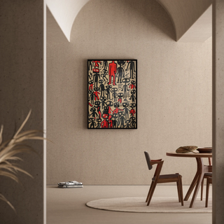 Manifesto Pop Art - Figure Astratte