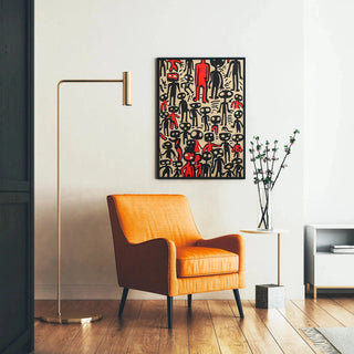 Manifesto Pop Art - Figure Astratte