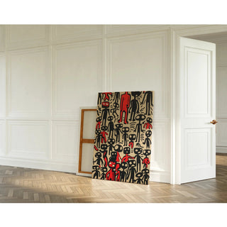 Manifesto Pop Art - Figure Astratte