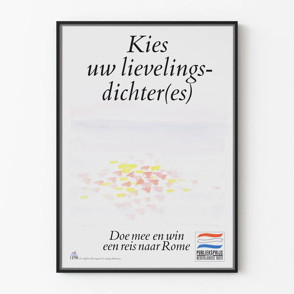 Poster decorativo murale vintage promozionale olandese