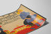 Poster vintage per bambini in uniforme militare e bambina con il diabolo — vista dell’opera