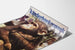 Poster vintage Kinderboekenweek con scimmietta seduta