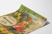 Poster vintage Kladderadatsch Abbonamento con caricature animali