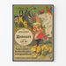 Poster vintage Kladderadatsch Abbonamento con caricature animali