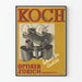 Poster pubblicitario vintage Ottico Koch Zurigo qualità