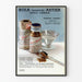 Poster pubblicitario vintage Kola Astier granulata fonte di energia
