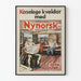 Poster vintage norvegese Nynorsk Vikeblad