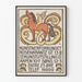 Poster artistico vintage per esposizione Kunstnerforbundet