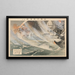 Immagini del conflitto russo-giapponese numero cinque, il secondo assalto nel porto di Port Arthur - Ikura Kōtō — quadro incorniciato alla parete