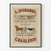 Poster L. Duhamel Fabbricante di Automobili e Imbracature a Charleroi