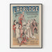 Poster Vintage L'Horloge Champs-Élysées Concerto Estivo