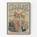 Poster Vintage L'Horloge Champs-Élysées Armand Ben