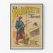Poster vintage La Baïonnette Journal Samedi