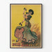 Poster retrò La Belle Guerrero ballerina spagnola