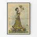 Poster vintage La Belle Guerrero ballerina in abito giallo
