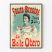 Poster vintage Folies-Bergère La Belle Otero