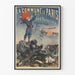 Poster La Comune di Parigi 1871 - Decorazione murale storica