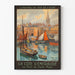 Poster vintage La Côte d'Émeraude - Le Port de Saint-Malo