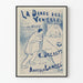 Poster vintage La Danse des Ventres in blu