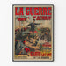 Poster vintage La Guerre de Demain del Capitano Danrit