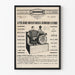 Poster vintage automa musicale elettrica J. Bodson