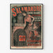Poster vintage La Salamandre camino mobile