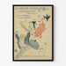 Poster vintage La Vache Enragée, giornale illustrato