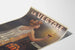 Poster vintage La Vestale camino a fuoco continuo Viville Parigi