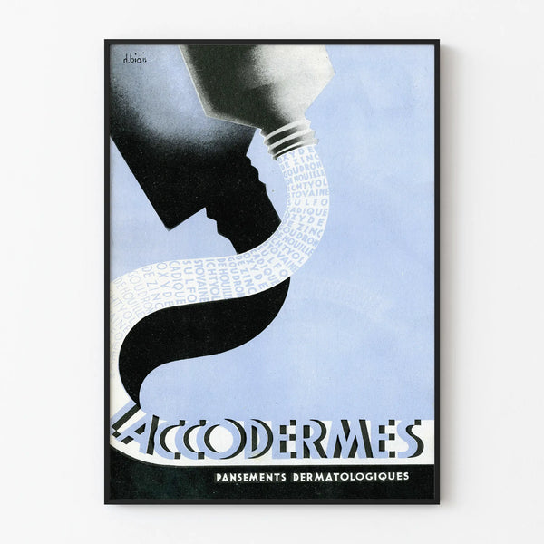 Poster vintage Laccodermes - Decorazione murale pubblicitaria dermatologica