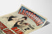 Poster vintage Lactéoline per bagno e toilette lozione