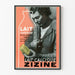 Poster vintage latte calcique Zizine - Decorazione murale retrò