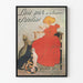 Poster vintage Latte puro della Vingeanne sterilizzato