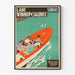 Poster vintage Lac Winnipesaukee et Boston & Maine Railroad