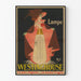 Poster vintage Lampada Westinghouse stile Art déco