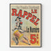 Poster vintage Le Rappel numero 5c con tamburino