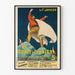 Poster vintage Le Trait d'Union Franco-Italien