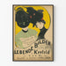 Poster vintage Lebende Bilder Krefeld 1899 decorazione murale