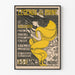 Poster Vintage Leggende del Reno - Arte Illustrativa Art Nouveau