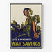 Poster vintage militare a sostegno delle economie di guerra
