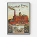 Poster pubblicitario vintage della birreria Leonard Eppig Brooklyn