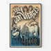 Poster vintage Les Cent Vierges - Opéra Comique in 3 atti