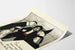 Poster illustrato Gargantua Capitolo XXI - Citazione letteraria in nero e rosso