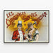 Poster vintage Le Originali Sorelle Boissier — quadro incorniciato alla parete