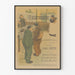 Poster vintage L'Escarmouche giornale illustrato settimanale