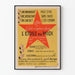 Poster vintage Stella del Mezzogiorno - Distribuzione francobolli Prime e Buoni Eden
