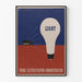Poster Vintage Rural Electrification Light