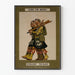 Poster vintage militare Line Up Boys in kilt