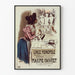 Poster vintage Linge Monopole Maxime Faivret